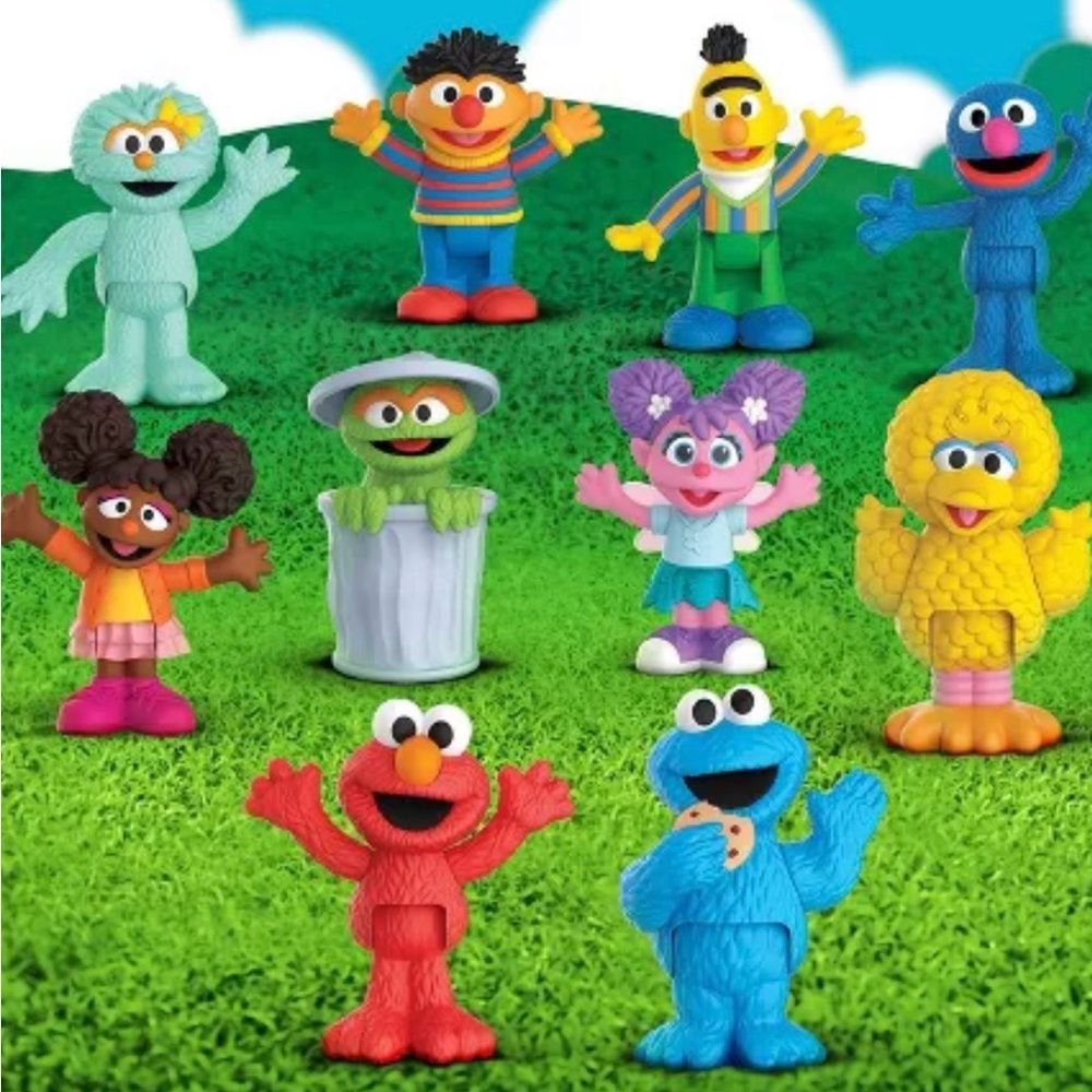 Sesame Street Neighborhood Friends Deluxe Pack - 10-Pack Poseable Figures - Picture 4 of 10